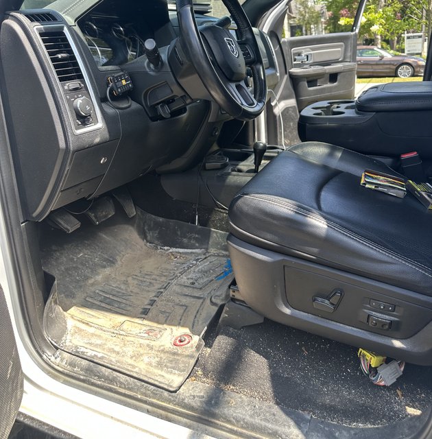 Dodge Ram before full detailing