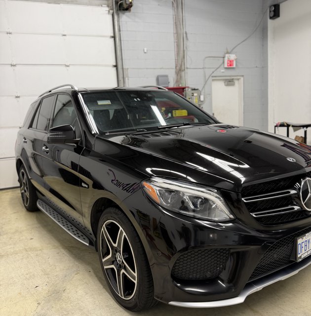 Mercedes GLE after detailing