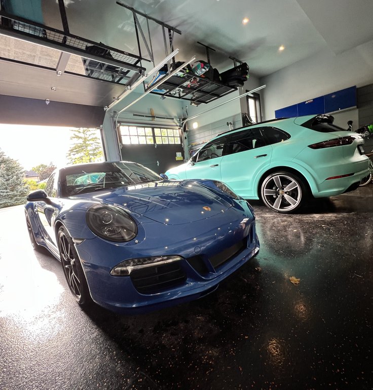 Porsche 911 luxury sports car after comprehensive detailing and paint enhancement