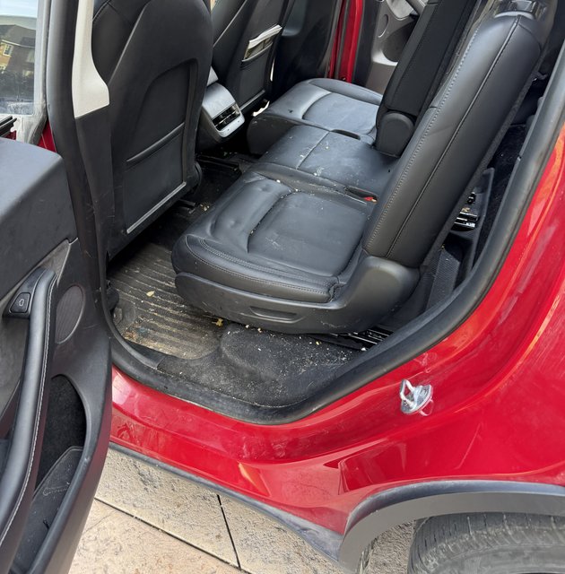 Tesla Model Y before detailing