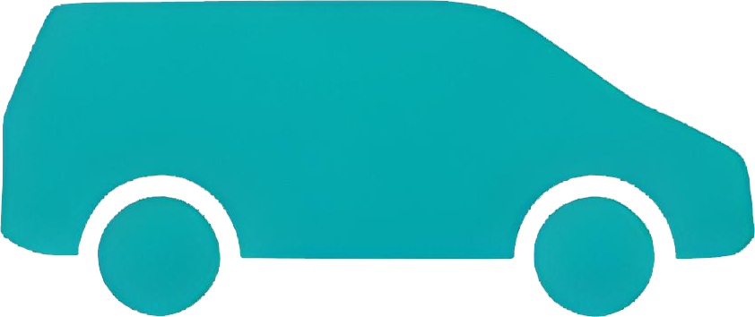 Minivan vehicle icon